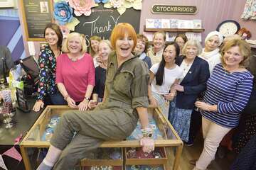 Mary Portas at the Stockbridge Mary's Living & Giving store